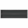 Musta seinähyllyt Vlasceanu 75x23,5x3cm (2 kpl ruostumaton teräs)