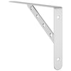 Seinätelineet 4 kpl 30x2,5x15,5 cm hopea ruostumaton teräs