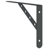 Seinätelineet kpl 30x2,5x15,5 cm musta ruostumaton teräs