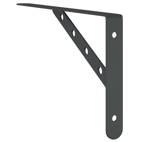 Seinätelineet kpl 30x2,5x15,5 cm musta ruostumaton teräs