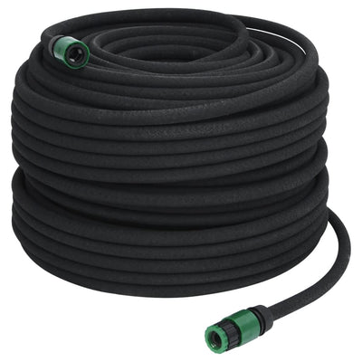 Puutarhaletku musta 0,6" 100 m kumi