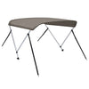 2-kaarinen Bimini-kate harmaa 150x120x110 cm