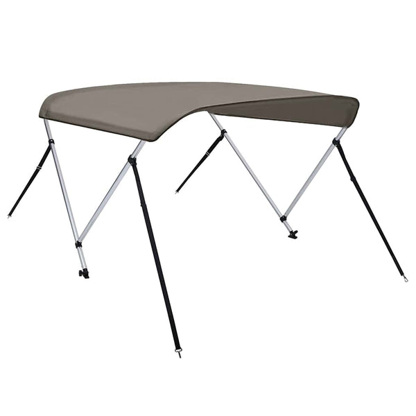 2-kaarinen Bimini-kate harmaa 150x120x110 cm
