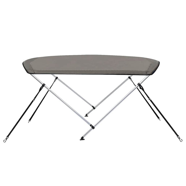 2-kaarinen Bimini-kate harmaa 150x120x110 cm