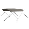 2-kaarinen Bimini-kate harmaa 150x120x110 cm