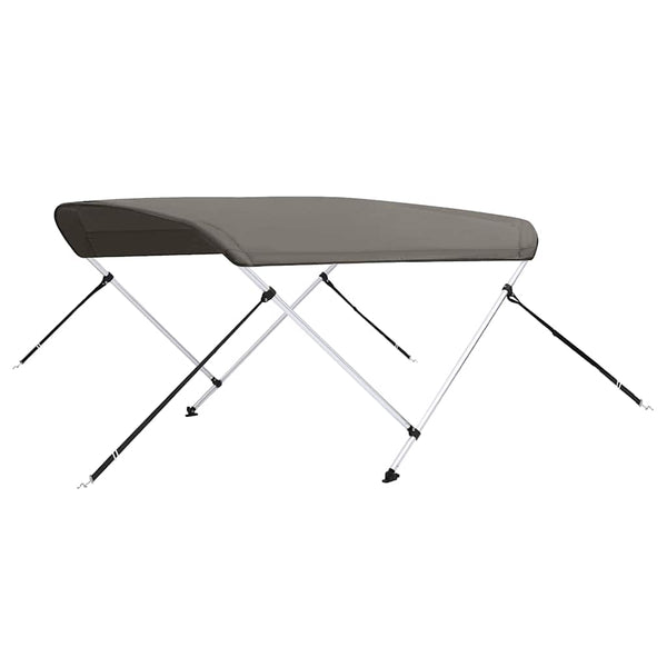 2-kaarinen Bimini-kate harmaa 150x120x110 cm