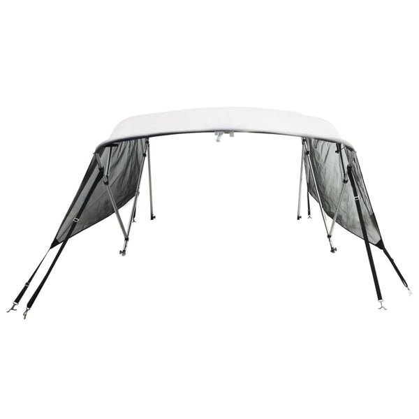 4-kaarinen Bimini-kate verkkosivuseinillä 243x(170-182)x137 cm
