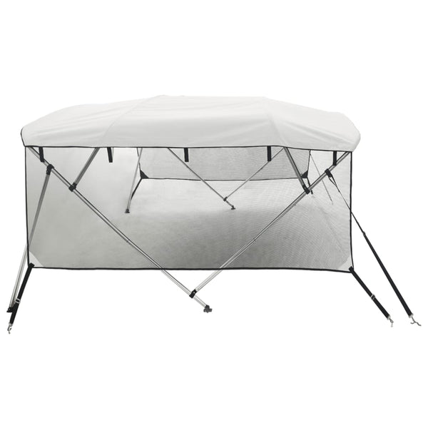 4-kaarinen Bimini-kate verkkosivuseinillä 243x(170-182)x137 cm
