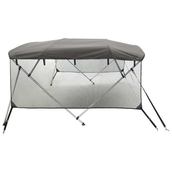 4-kaarinen Bimini-kate verkkosivuseinillä 243x(170-182)x137 cm