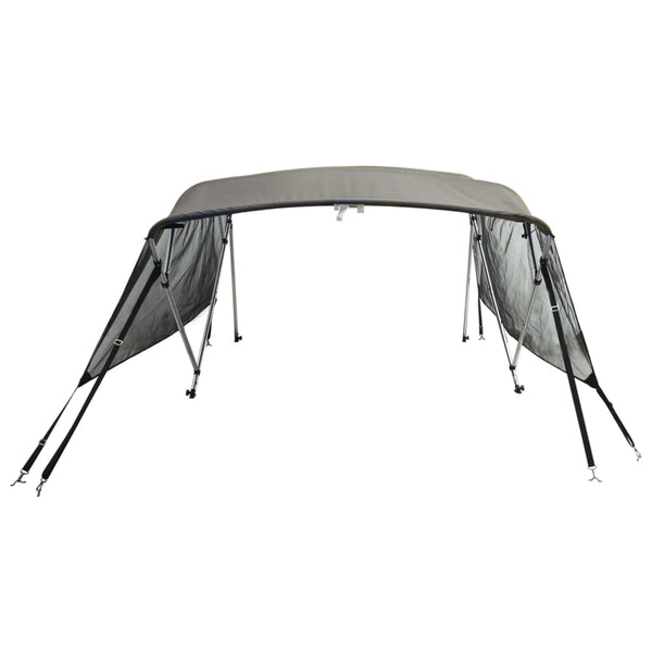 4-kaarinen Bimini-kate verkkosivuseinillä 243x(230-244)x137 cm
