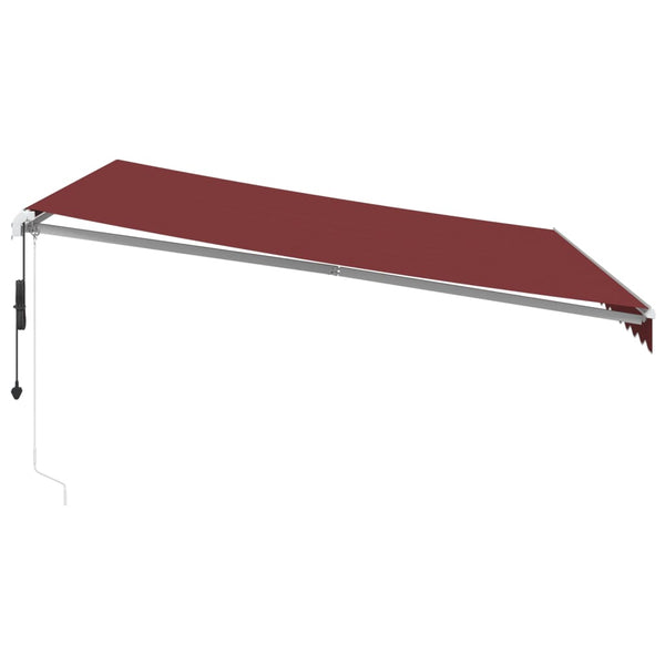 Automaattimarkiisi viininpunainen 400x350 cm