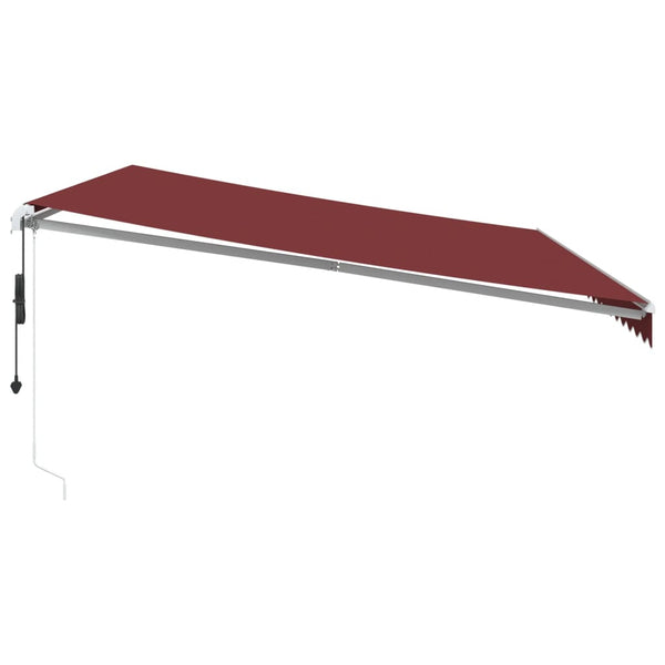 Automaattimarkiisi viininpunainen 500x350 cm