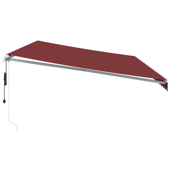 Automaattimarkiisi viininpunainen 600x350 cm