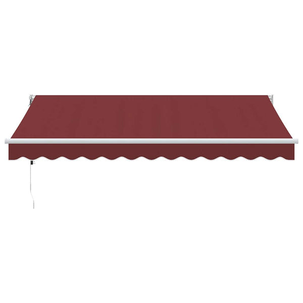 Automaattimarkiisi viininpunainen 350x250 cm