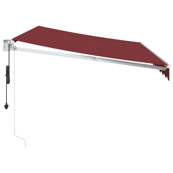 Automaattimarkiisi viininpunainen 350x250 cm