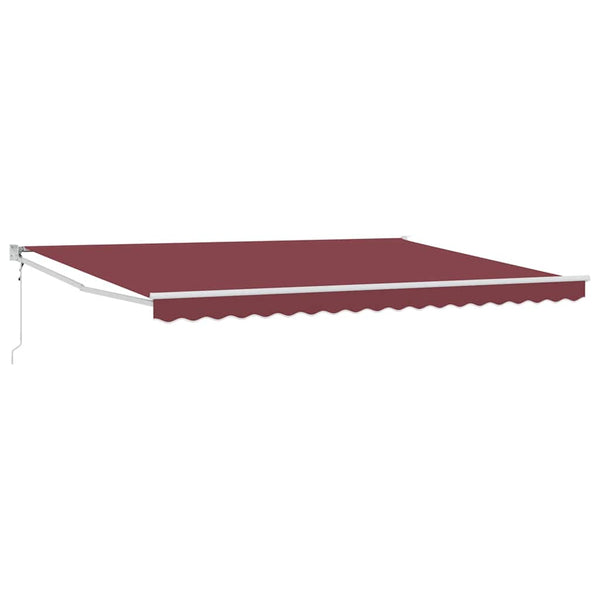 Automaattimarkiisi viininpunainen 450x300 cm
