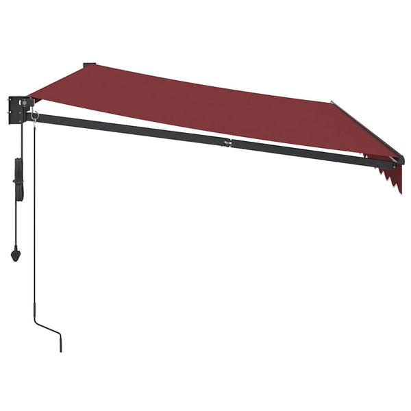 Automaattimarkiisi viininpunainen 350x250 cm