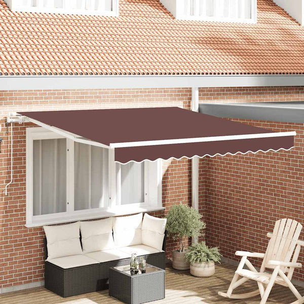 Automaattimarkiisi ruskea 300x250 cm