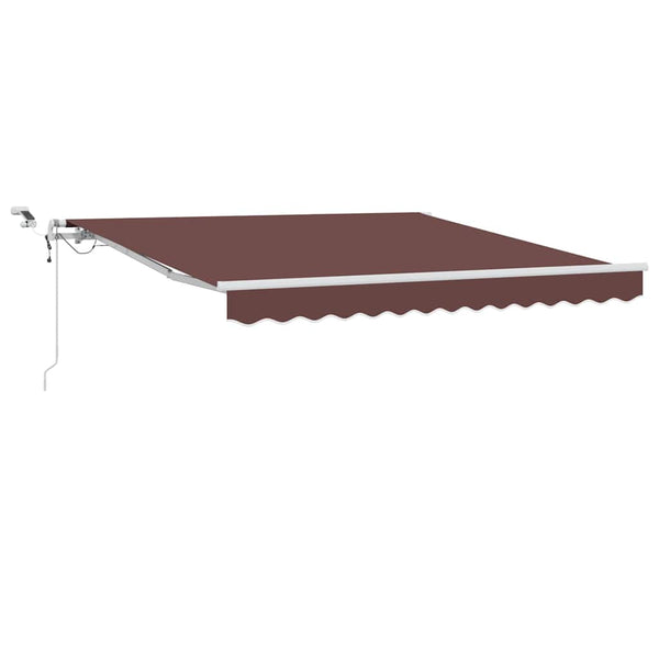 Automaattimarkiisi LED ruskea 300x250 cm
