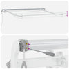 Automaattimarkiisi LED ruskea 300x250 cm