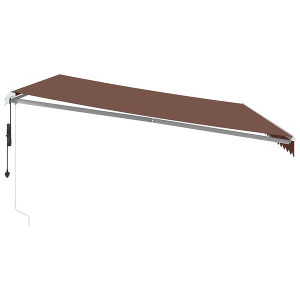 Automaattimarkiisi ruskea 500x350 cm