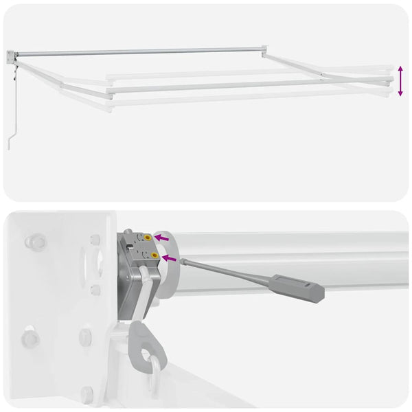 Automaattimarkiisi ruskea 300x250 cm
