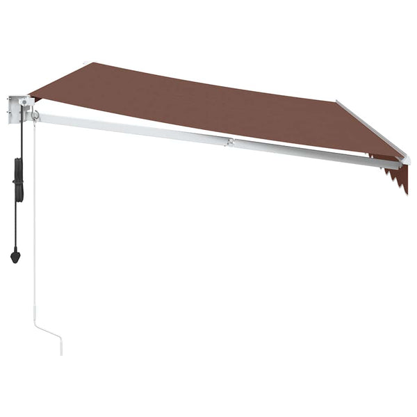 Automaattimarkiisi ruskea 350x250 cm