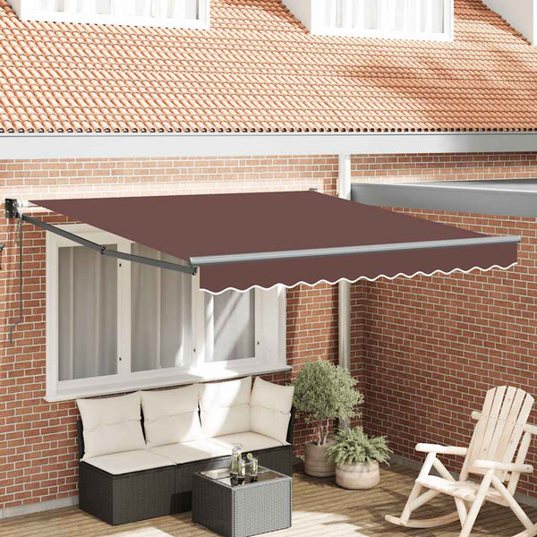 Automaattimarkiisi ruskea 300x250 cm