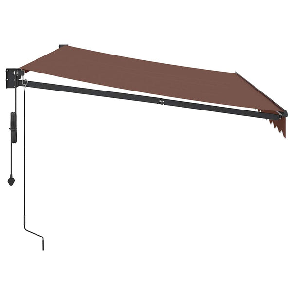 Automaattimarkiisi ruskea 350x250 cm