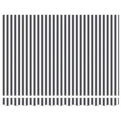 Antrasiitti/valk. käsin kelattava markiisi ledillä Cindescu 300x250cm