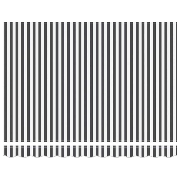 Automaattisesti kelattava markiisi antrasiitti/valk. 300x250 cm