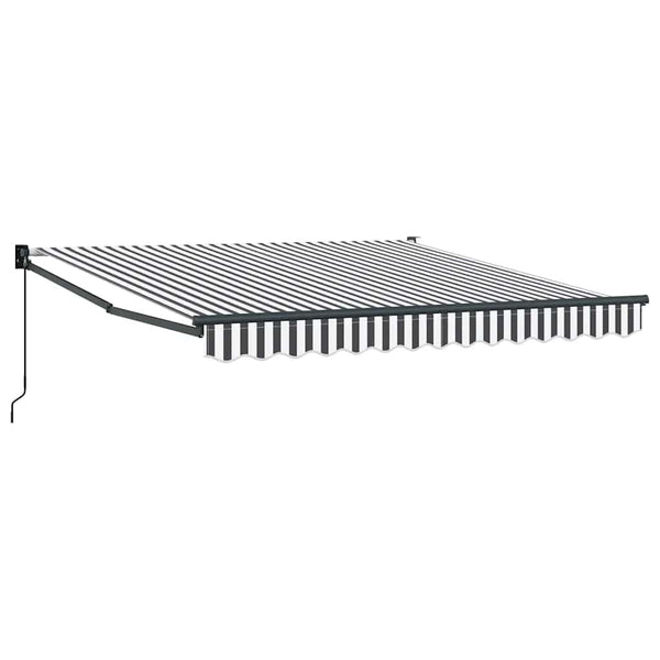 Kelattava markiisi antrasiitti/valk. 3x2,5 m kangas/alumiini