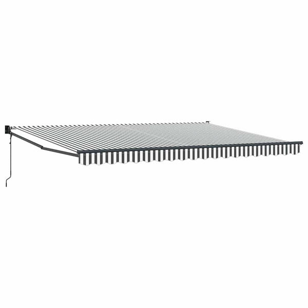 Kelattava markiisi antrasiitti/valk. 4,5x3 m kangas/alumiini