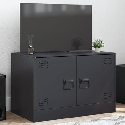 TV-taso musta 67x39x44 cm teräs