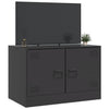 TV-taso musta 67x39x44 cm teräs