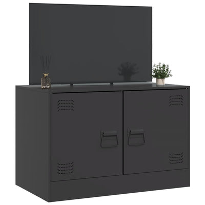 TV-taso musta 67x39x44 cm teräs