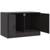 TV-taso musta 67x39x44 cm teräs