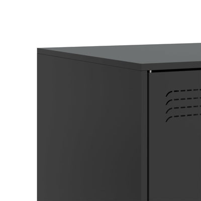 TV-taso musta 67x39x44 cm teräs