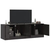 TV-tasot 2 kpl musta 67x39x44 cm teräs