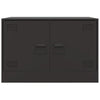 TV-tasot 2 kpl musta 67x39x44 cm teräs