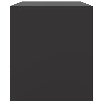 TV-tasot 2 kpl musta 67x39x44 cm teräs