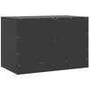 TV-tasot 2 kpl musta 67x39x44 cm teräs