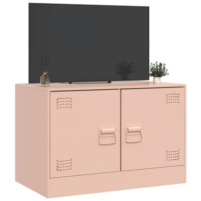 TV-taso pinkki 67x39x44 cm teräs