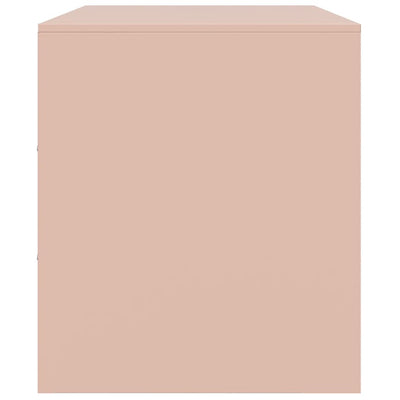 TV-taso pinkki 67x39x44 cm teräs