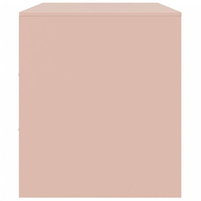 TV-tasot 2 kpl pinkki 67x39x44 cm teräs