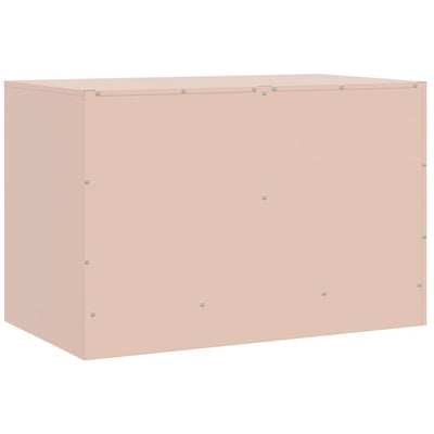 TV-tasot 2 kpl pinkki 67x39x44 cm teräs