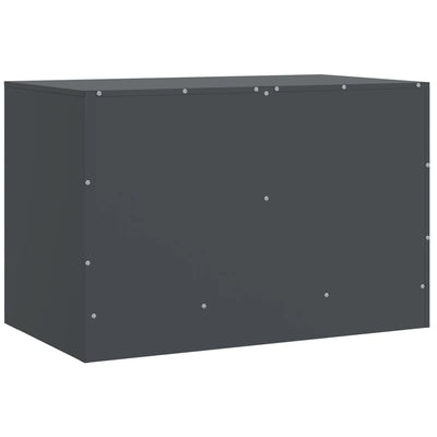 TV-taso antrasiitti 67x39x44 cm teräs