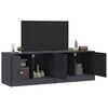 TV-tasot 2 kpl antrasiitti 67x39x44 cm teräs