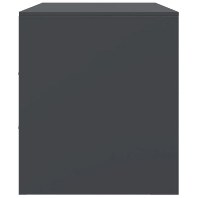 TV-tasot 2 kpl antrasiitti 67x39x44 cm teräs