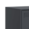 TV-tasot 2 kpl antrasiitti 67x39x44 cm teräs